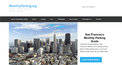 Desktop Screenshot of monthlyparking.org